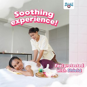 At the end of the day, we all want to relax our bodies! 💆🏻‍♀️ Para sa calming feeling every bath time, use #ShieldBathSoap na! Buy now sa pinakamalapit na grocery stores at supermarkets! 🛒 | Shield Bath Soap