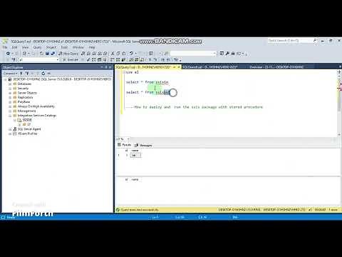 HOW TO EXECUTE THE SSIS PACKAGE WITH STORED PROCEDURE