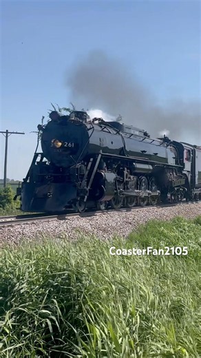 Milwaukee Road 261 Steam Locomotive #train #steamtrain #minnesota