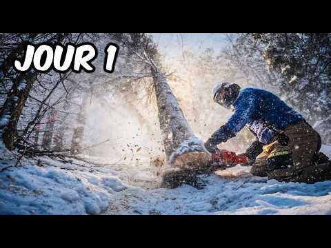 Défi: 8 géants en 4 jours 💥🌲 Évité un ACCIDENT de peu !