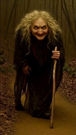 Terrifying Creepy Witch Stalks The Haunted Woods | Horror Animation Scary Halloween Witch Tales