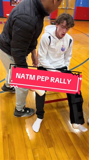NATM pep rally 2026 🤣 #nationalathletictrainingmonth #natm #athletictraining #peprally