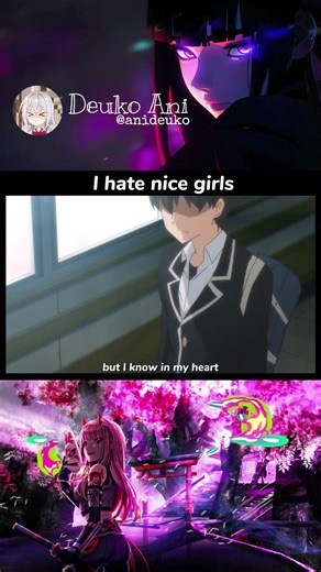 Nice Girls Are Not Always Kind 💔#anime