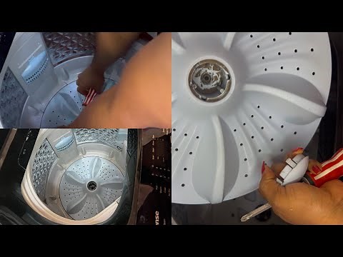 How to clean your Hisense Top Loader Automatic Washing Machine | DIY Washing Machine Lint Removal