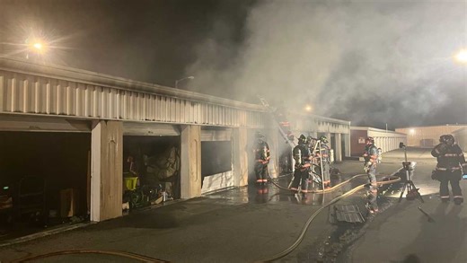 Around 40 storage units damaged after fire at Louisville facility