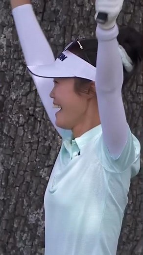 Grace Kim hit this shot to extend playoff and win major championship ‼️