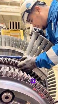 Why are there serial numbers on aircraft engine blades?#airplane #aircraft #fyp