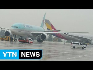 Asiana Airlines, Korean Air planes collide at Gimpo Airport / YTN