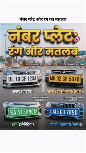 number plate of cars