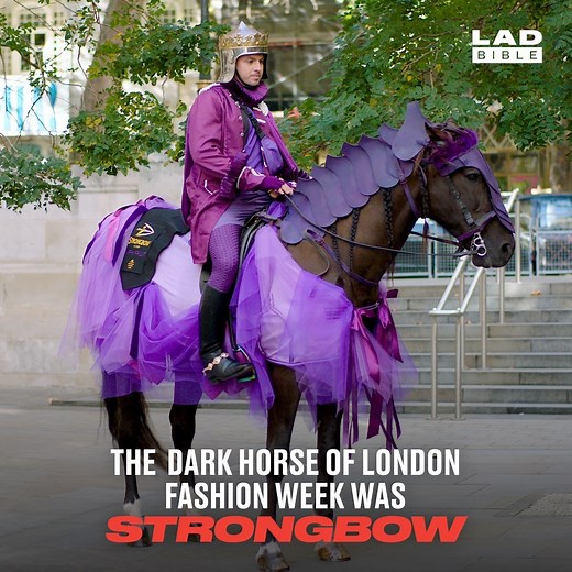 1M views · 4.4K reactions | This Strongbow Dark Fruit horse stole the show at London Fashion Week  | LADbible | Facebook