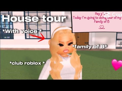Club roblox house tour 🤍|with voice| #fyproblox #clubroblox #housetour #avatarworldroleplay