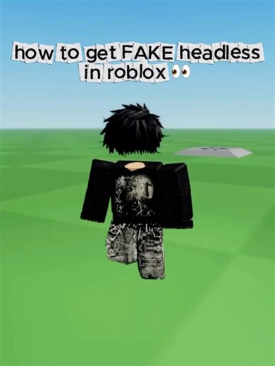 how to get fake headless in roblox 😳 (easy method)