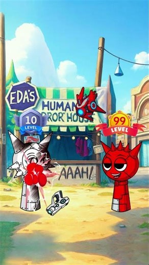 Robot Sprunki | Wenda vs Raddy Showdown #sprunki #animation