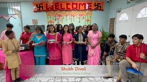 A beautiful bhajan and Divali Greetings from students at SWAHA Hindu College. | 103.1FM Trinidad & Tobago