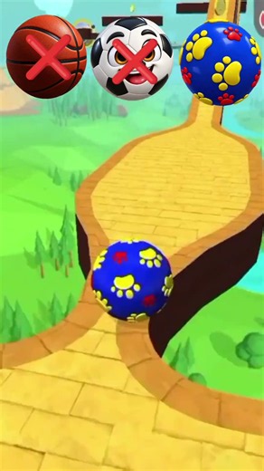 Which On Sweet Balls Competition Cross this level Let's Find Out❓🤯 #goingballs #shorts #gameplay