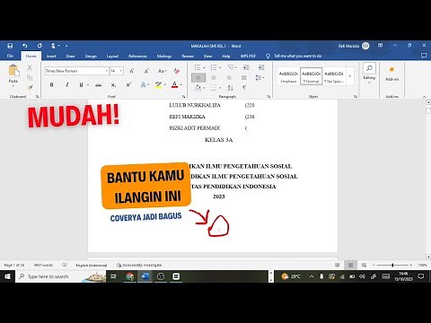 cara menghapus halaman di cover