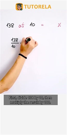 Convert 138/10 to Percentage - Easy How-To! #Math #Percentage
