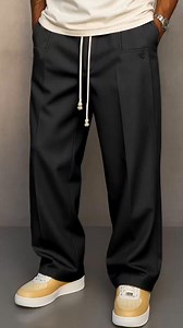 Stop settling for trousers that make you look your age. ✓ Premium cotton – Durable, comfortable, built to last ✓ Wide-leg fit – Modern look without the baggy mess ✓ Drawstring waist – Perfect fit every time Feel immediately 10 years younger and get our Ryan Trousers here: https://www.andreferran.com/products/andre-ferran-ryan-trousers-2 | André Ferran Menswear
