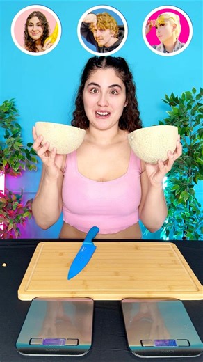 Slice the melon perfectly #challenge #comedy #funny #trending #dance