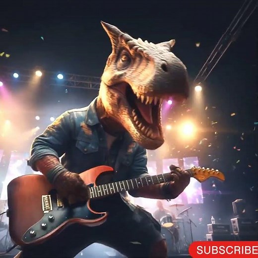 When a T-Rex Becomes a Rockstar! 🦖🎸 | The Most Epic Concert Ever"