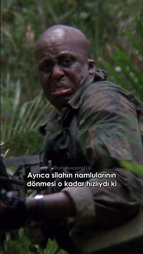 Predator için değiştirilen minigun!