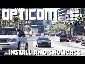 OPTICOM | Install and Showcase | LSPDFR MOD | Easier Code 3 Driving!