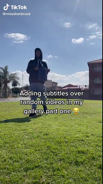 Adding subtitles over random videos in my gallery part 1 😂