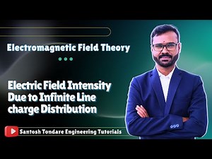 | Electric field Intensity due to Infinite line charge Distribution Expression|