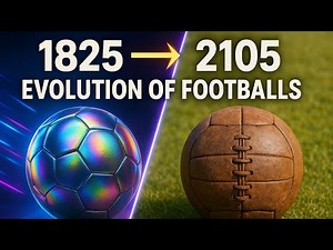 Evolution of Footballs (1825–2105) | Soccer Ball History Through the Ages.