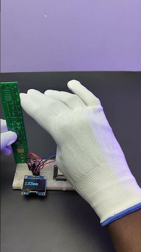 Distance measurement using VL53L and ESP32 #arduino #esp32 #sensor