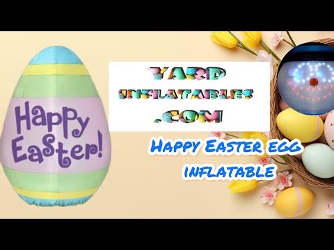 Review on the yard ￼inflatables 2016 happy Easter egg inflatable.￼