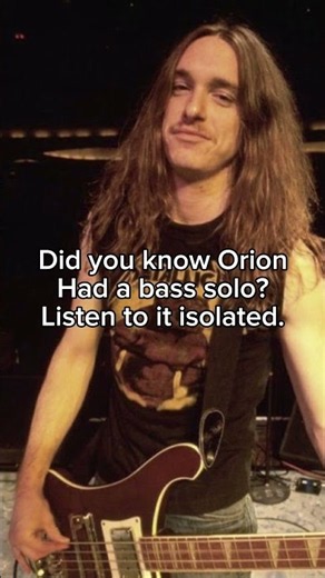 Cliff Burton’s bass solo in Orion #bass #metallica #fyp #guitar 