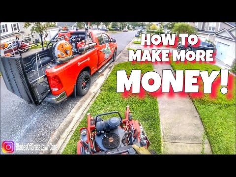 The Simple Secret to Making More Money Mowing Lawns