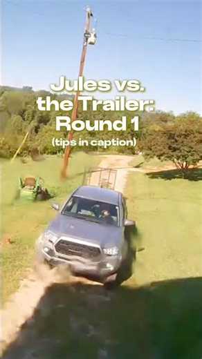 Trailer Driving 101: Laughing through my first attempt (lessons learned) #farmlife