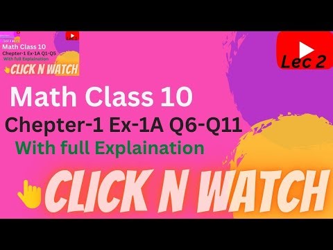 Class 10 chapter 1 Real Numbers | RS Aggarwal Exercise 1A ✅