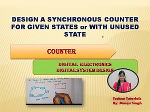 Synchronous counter Designing | example with unused state