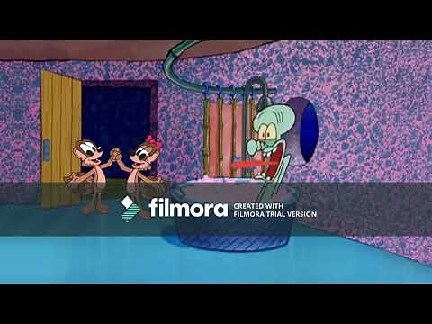 Rusty and Rosy drops by Squidward's House