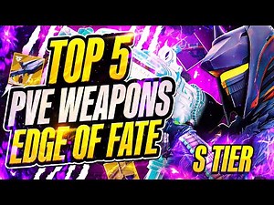 Top 5 BEST PvE Primary Weapons In Destiny 2 Edge Of Fate!