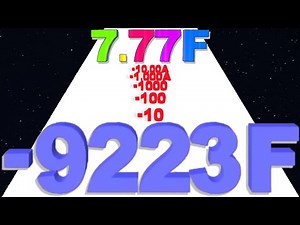 NUMBER MERGE RUN - Number Master 3D (Infinity Mode, Reach -9223F) Part 02