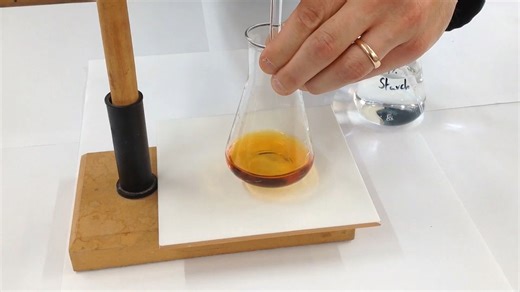 AL Chemistry Iodine ⧸ Thiosulfate Redox Titration Demonstration