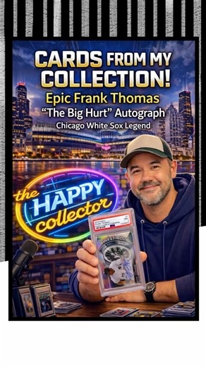 Frank Thomas Autograph Card (2018 Topps Finest) | The Big Hurt White Sox Legend