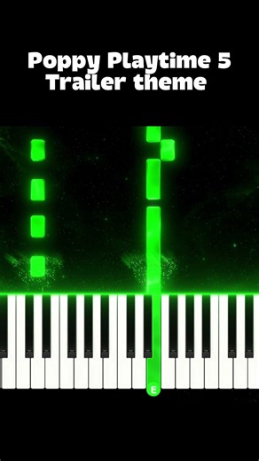 Poppy Playtime Piano – This Theme Is TERRIFYING 🎹 #Shorts