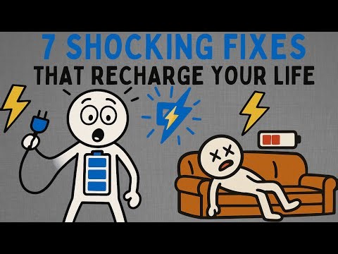 Why You’re Always Exhausted After Work (and How to Fix It)| stick figure animation video
