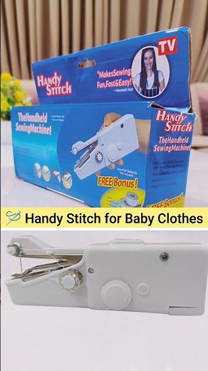 🧵 “Mini Sewing Machine Magic – Stitch Baby Clothes Easily!”#HandyStitch #SewingMachine #shorts#viral