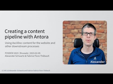 Creating a content pipeline with Antora