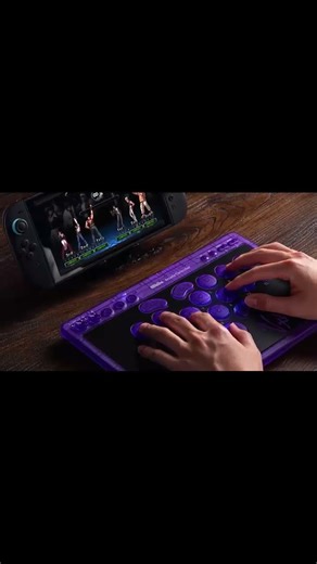8BitDo Transparent Purple Arcade Controller... NEVER Announced but Fans Found It on Amazon!