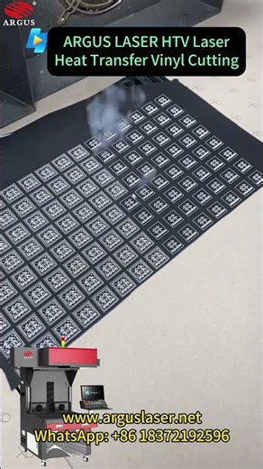 Heat Transfer Vinyl Laser Cutting Machine | Fast Logo Recognition & Precise Positioning | ARGUS
