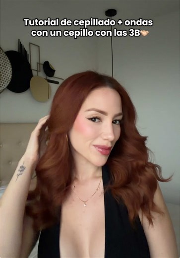 Tutorial de ondas en el cabello con cepillo 3B