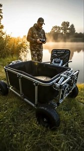 The Ultimate Spring-Loaded Unhooking Mat on Wheels 🚀🎣 #carpfishing #fishing | Totally Carp Baits