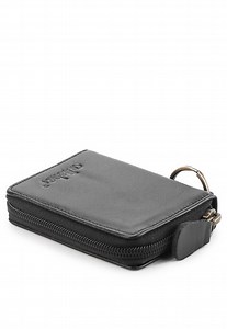 Handmade Black Leather Key Fob Wallet, Coin Purse - Etsy Canada